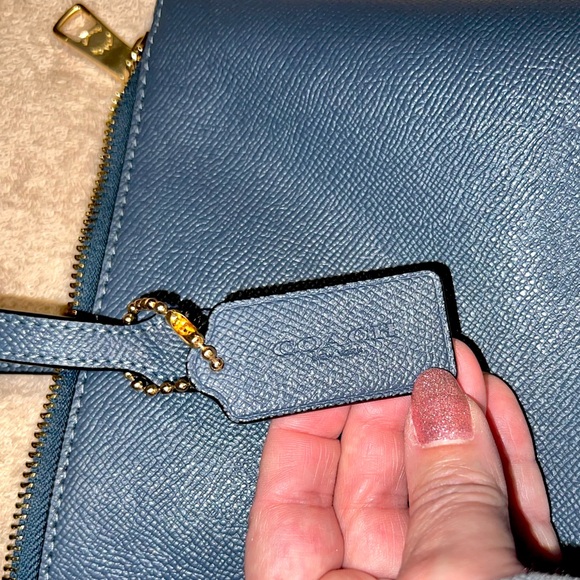 COACH XGRAIN TOTE IN DENIM BLUE - Picture 4 of 8